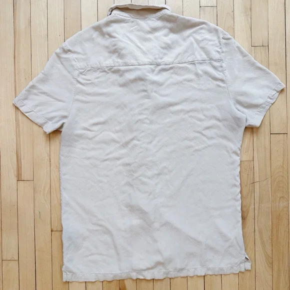 ASOS Design Cream Stone Button Down - Picture 5 of 6